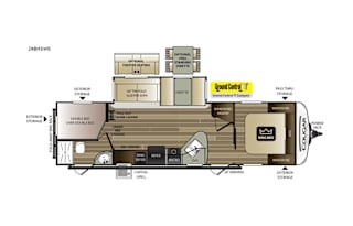 2018 Keystone RV Cougar-Sleeps 9!