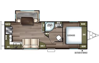 2016 Forest River RV Wildwood 25RKS