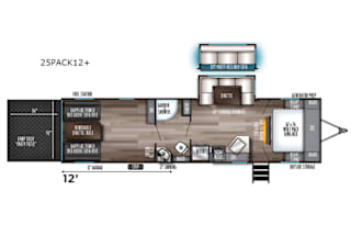 2020 Forest River RV Cherokee Wolf Pack 25PACK12+