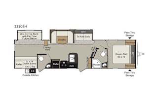 2018 Keystone RV Passport 3350BH Grand Touring