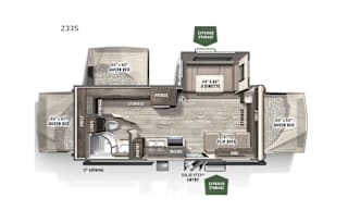 2022 Forest River Shamrock 233s