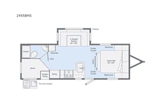 2019 Winnebago Industries Towables Minnie 2455BHS