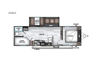 2019 Forest River RV Salem 26DBLE
