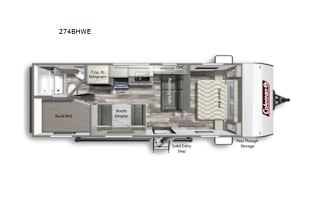 2022 Dutchmen RV Coleman Lantern LT Series 274BHWE