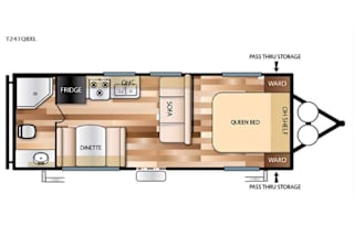 2016 Forest River RV Wildwood X-Lite 241QBXL