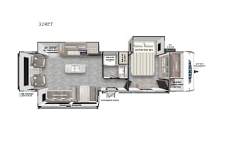 2023 Forest River Salem Platinum 32RETX TT