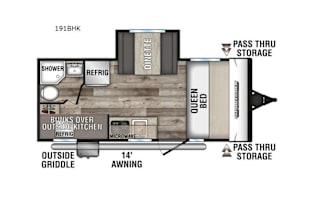 Outdoor kitchen and Bunkhouse - Delivery ONLY