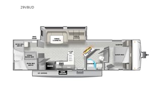 2022 Forest River RV Salem 29VBUD (Delivery)