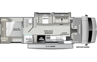 2024 Forest River RV Sunseeker 2850LE Ford