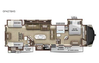 2021 Highland Ridge RV Open Range OF427BHS