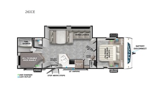 2024 Forest River RV Salem Cruise Lite 26ICE