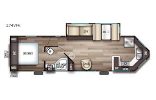 2019 Forest River Cherokee 274VFK Sleeps 6!