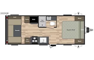 ***Rental 2017 18 foot bunkhouse trailer for rent sleeps 6