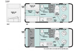 NEW Winnebago Solis 59P w/ PopTop & 2 Beds