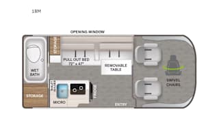 2023 Thor Motor Coach Rize 18M