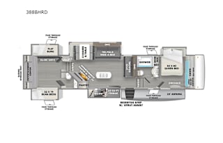 2022 Sandpiper Luxury 388BHRD