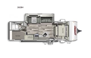 2023 Dutchmen RV Coleman Lantern LT Series 262BH