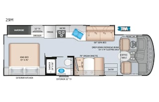 HURRICANE: 2020 Thor Motor Coach 29M - GlampersCA
