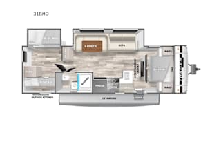 Two Bedroom Apartment on Wheels!