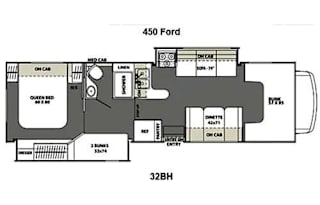 Luxury 2020 32' Coachman Freelander Bunk House