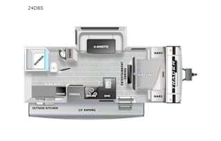 28' 2022 Tracer Bunkhouse - Sleeps 6 + 2 Children