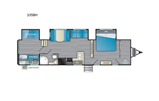 2022 Heartland 2 bedroom trailer