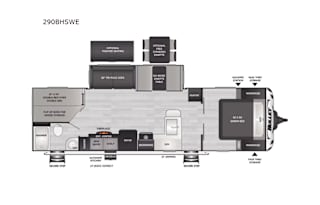 2025 Keystone RV Bullet Crossfire 290BHSWE