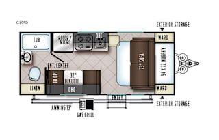 (Unit 12) Super lightweight Geo Pro Rear bath