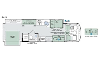 2017 Thor Motor Coach Miramar 34.3