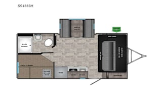 Lightweight but loaded bunkhouse