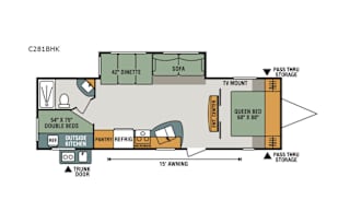 Cozy & Beautiful Trailer Sleeps Up To 10 People!