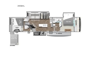2 Bedroom and 1.5 Bath New 5th Wheel