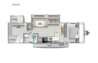 2022 Forest River RV Wildwood 32BHDS
