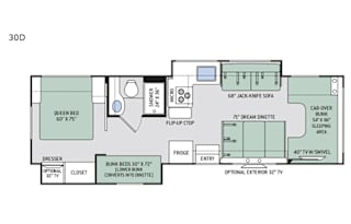 2019 Thor Motor Coach Four Winds 30D