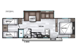 2019 Forest River Salem Cruise Lite M-282QBXL