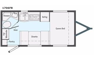 2017 Winnebago Micro Minnie 1706FB