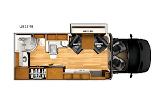 Full size bathroom, Easy to drive