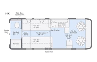 Newly Serviced! LUXURY Winnebago Camper Sleeps 2