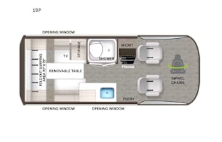 New 2023 Thor Sanctuary Model 19P Luxury RV Rental