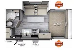 2022 GeoPro 19ft / Sleeps 4 / Lightweight / Irvine