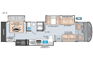 Beautiful 2021 Thor Palazzo 37.4 with all you need