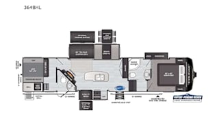 2021 KEYSTONE COUGAR 364BHL Fifth Wheel