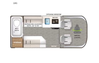 Easy living 2023 Thor Motor Coach Rize