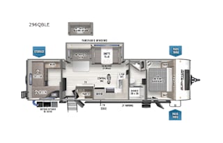 New 2023 Surveyor Bunkhouse with 4 bunks