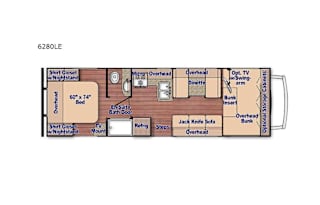 2021 Gulf Stream RV Conquest Class C 6280LE