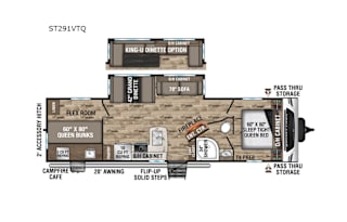 3-QUEEN BED 2023 SportTrek ST291VTQ