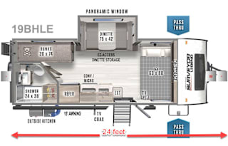 2022 Forest River RV Surveyor Legend 19BHLE
