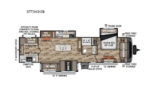 2021Venture RV SportTrek Touring Edition STT343VIB