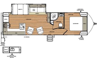 2016 Forest River RV Vibe Extreme Lite 268RKS