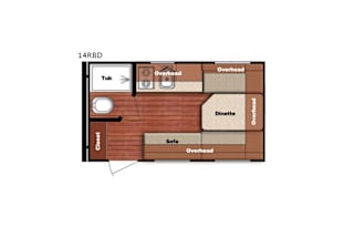 2017 Gulf Stream RV Ameri-Lite Super Lite 14 RBC